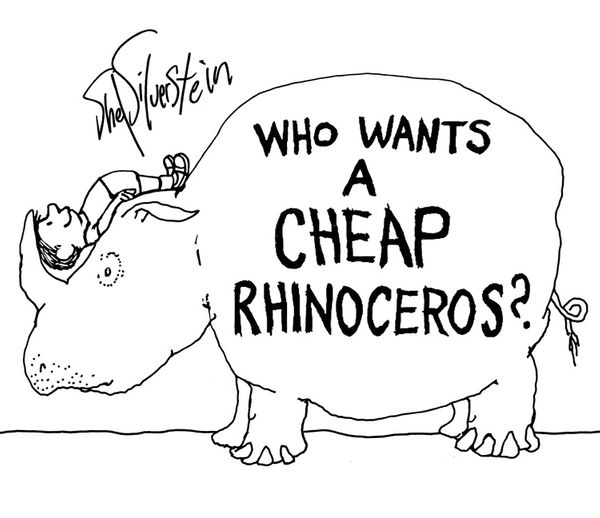 A new reissue of WHO WANTS A CHEAP RHINOCEROS? is now available!